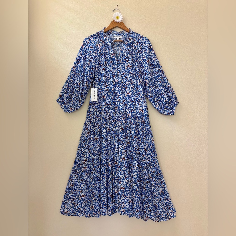 Apiece Apart Blue Trinidad Maxi Dress - Picture 3 of 8